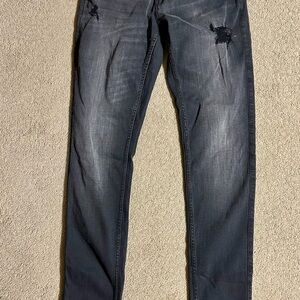 NEW WITH TAGS—Hollister Black Skinny Jeans with Subtle Fading